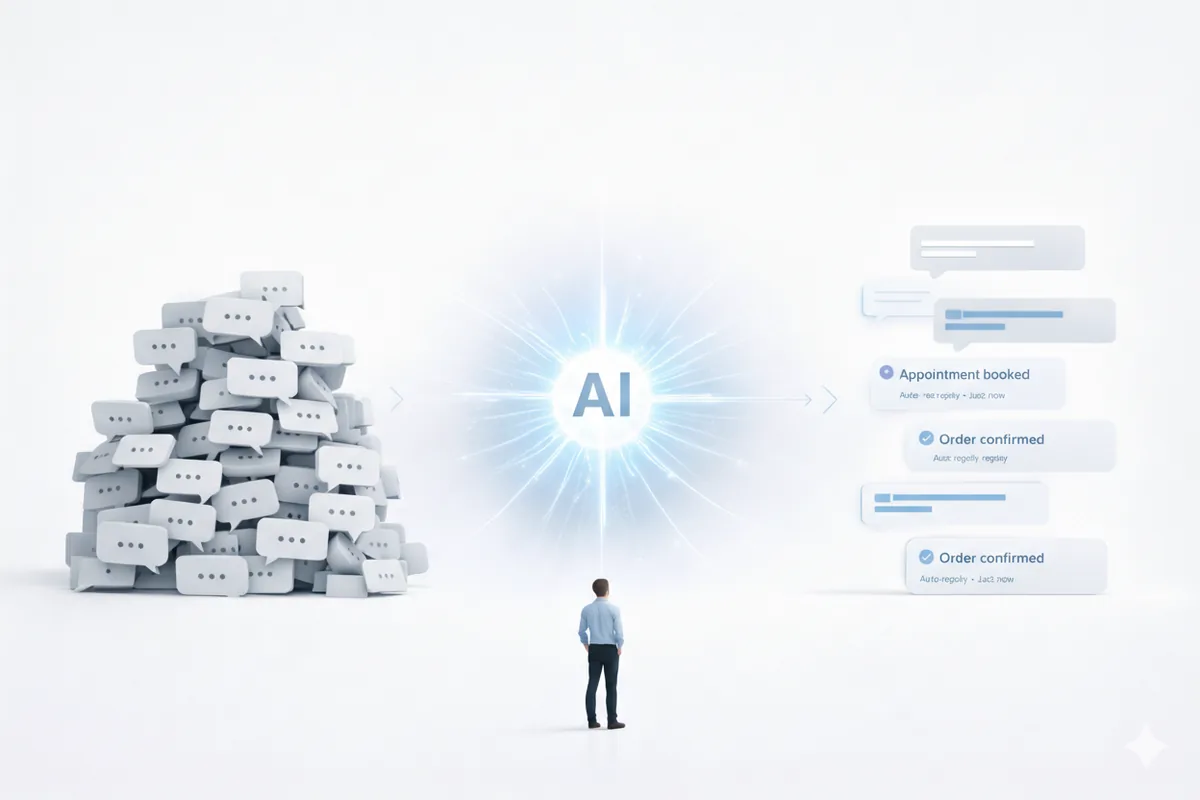 Chatbot omnicanal atendiendo clientes en múltiples plataformas